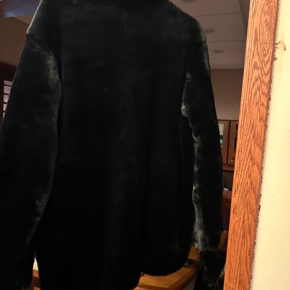 Women's Joe Fresh Faux Fur Jacket - Picture 2 of 3